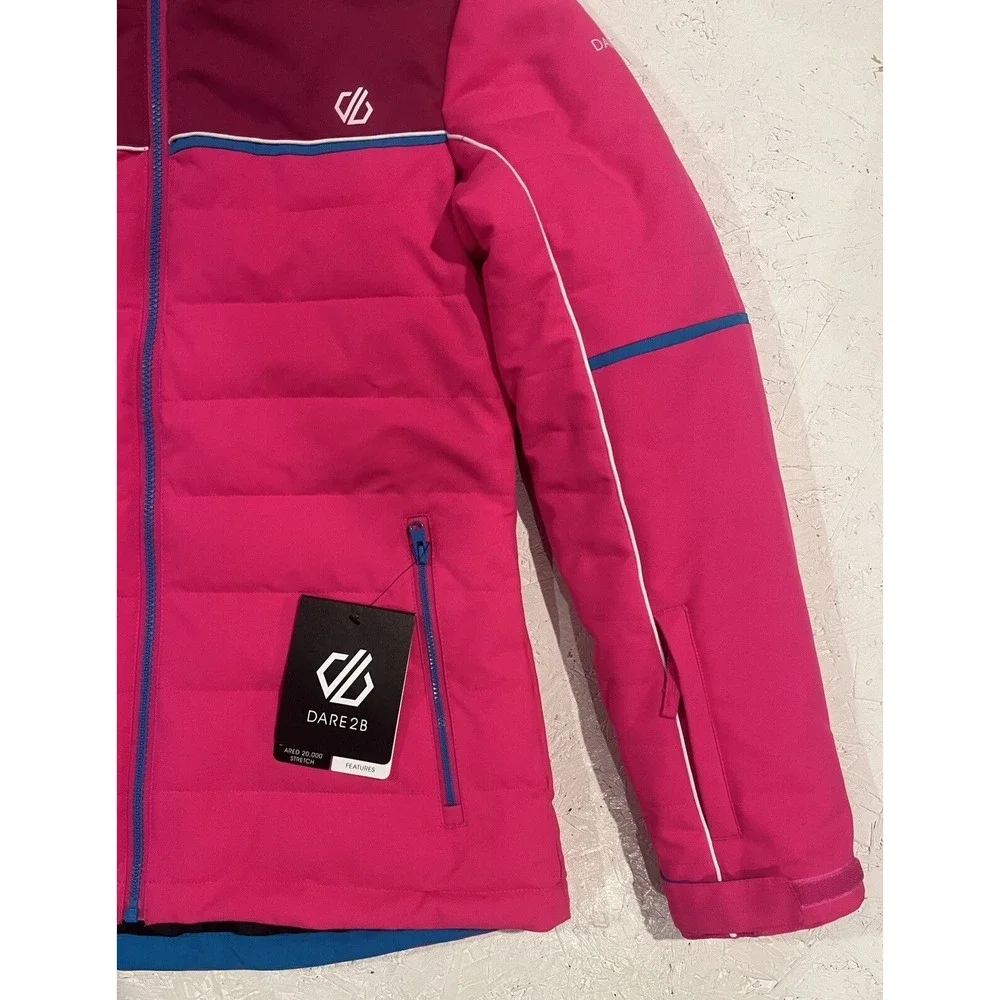Dare2b Ared VO2 Stretch 20000 Ski Jacket Pink Size 15/16 Years Old Winter‎